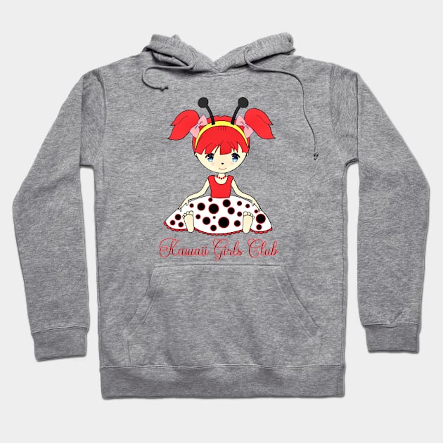 Kawaii Lady Bug Hoodie by PlayfulPandaDesigns